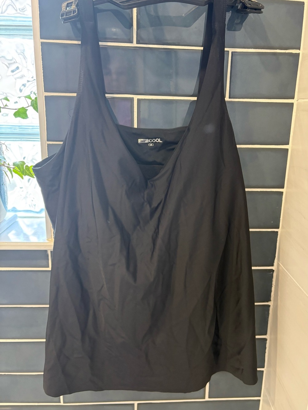 32 Degrees Black One-Piece Swim Suit